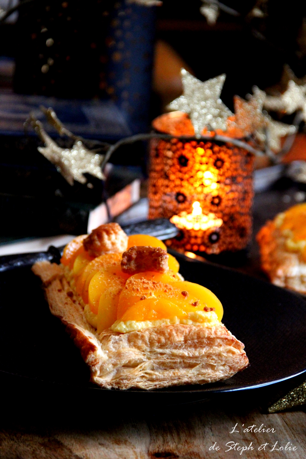 Feuilleté aux abricots « Pour un Noël magique »