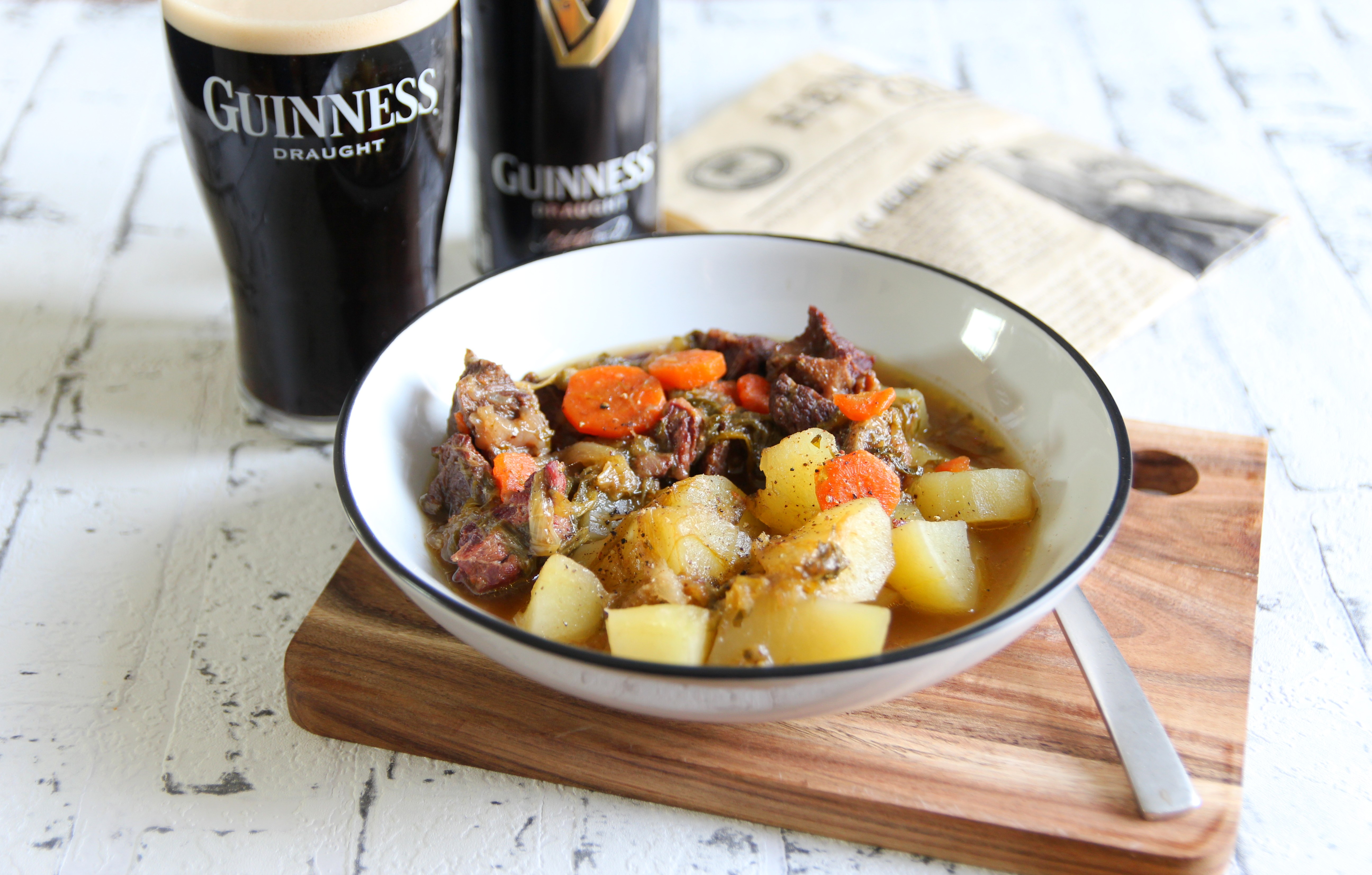 Joue de boeuf à la Guinness façon « Irish stew »