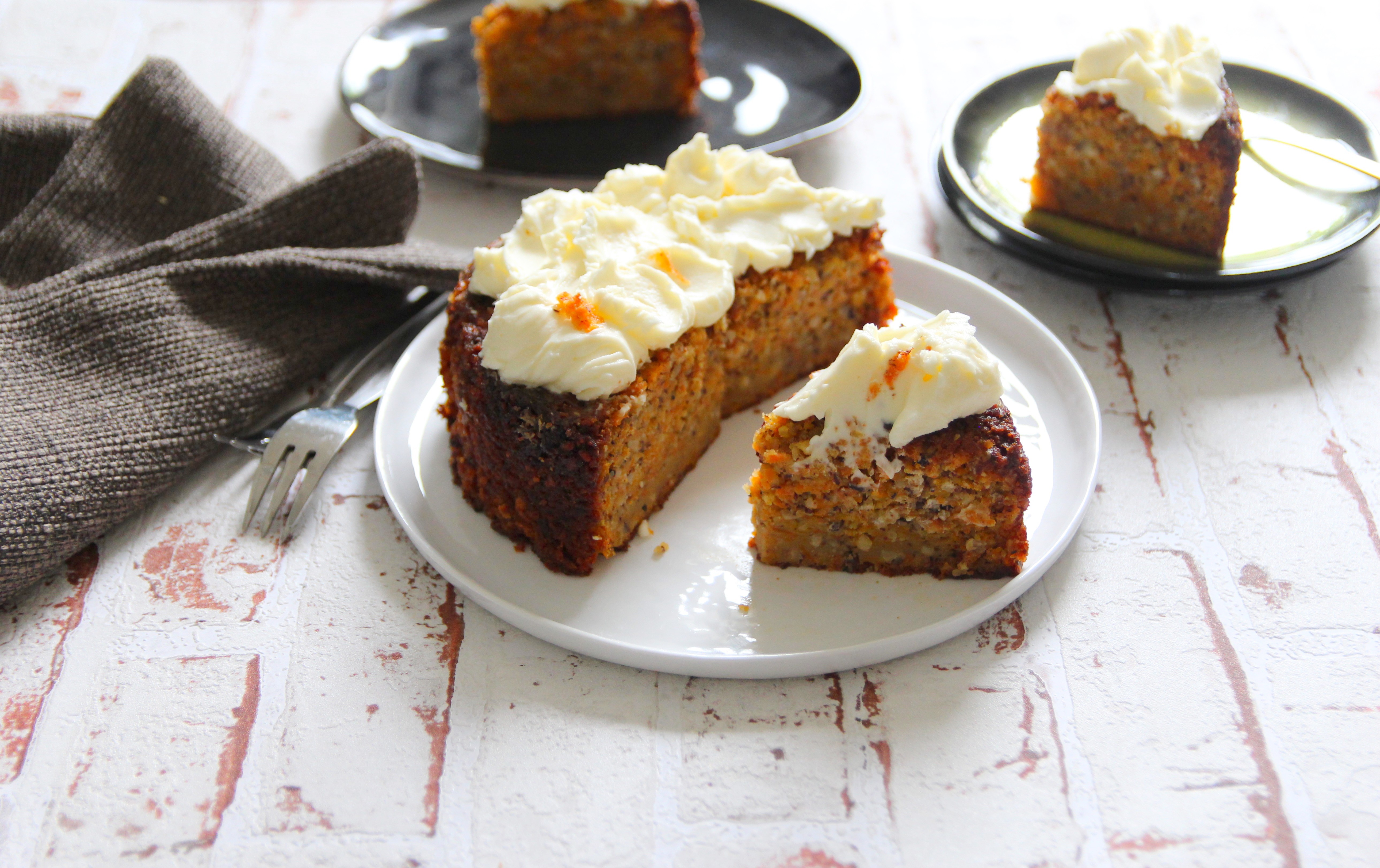 Carrot Cake, nappage au Mascarpone