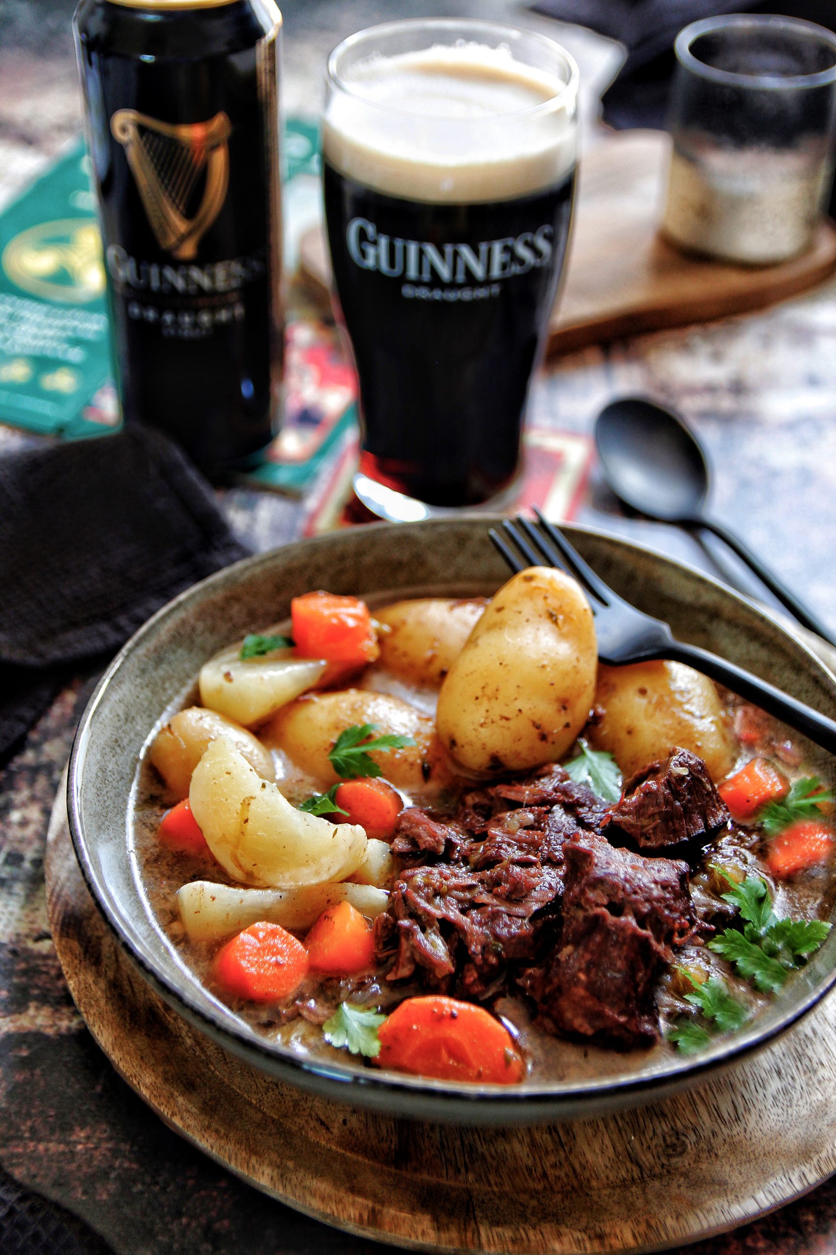 Irish stew, boeuf, Guinness,