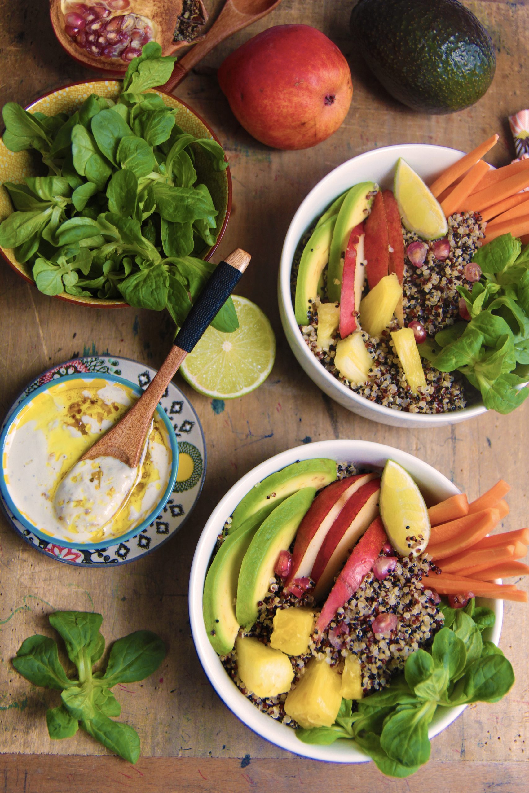 quinoa, vitamines, bol