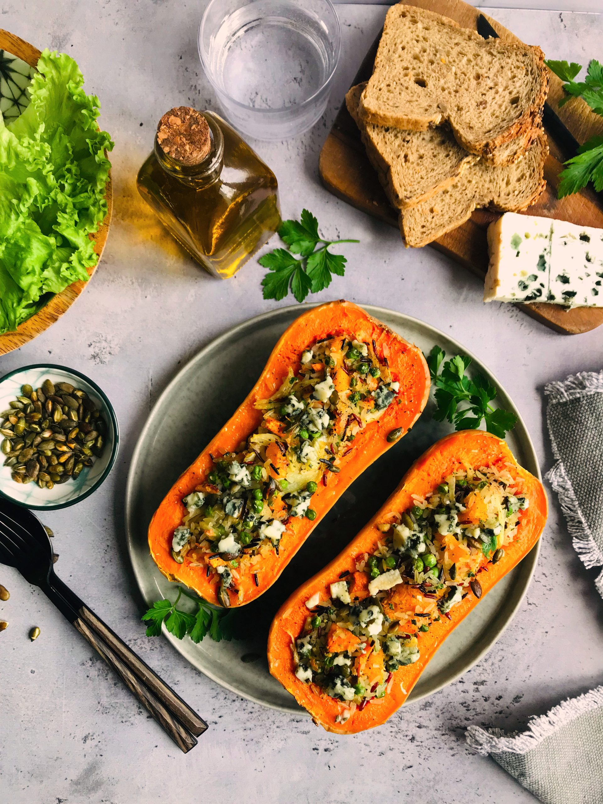 butternut, roquefort